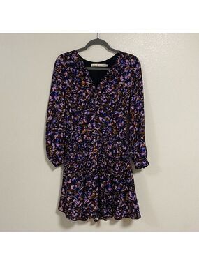 Marie Oliver Dress Women’s Size 2 Electric Flurry 100% Silk mini Vera dress